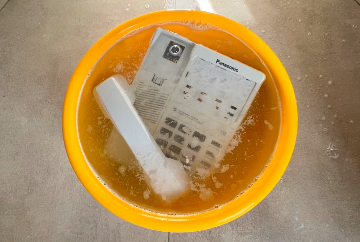 Further progress in restoring the Panasonic phone components